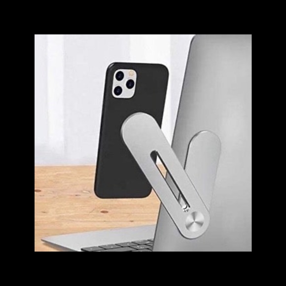 2pk Smart Point Magnetic Phone Bracket Silver - Picture 2 of 5